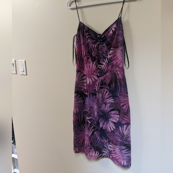 Vintage Y2K black and pink printed dress - Picture 3 of 8